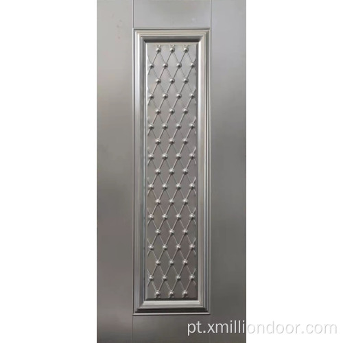 Pele de porta de aço laminado externo